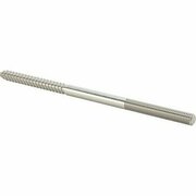 BSC PREFERRED 18-8 Stainless Steel Wood Screw Threaded Stud 3/8 Screw Size 3/8-16 Stud 8 Long 90915A660